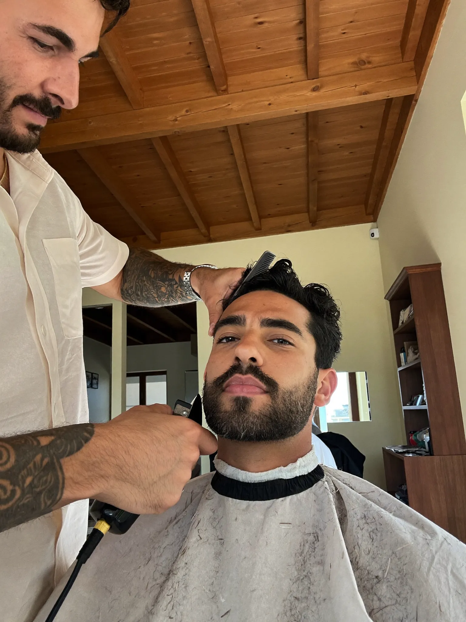 Men's haircut at Kate's Kuts